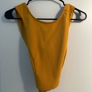 Mustard Yellow 2 Piece Matching Outfit